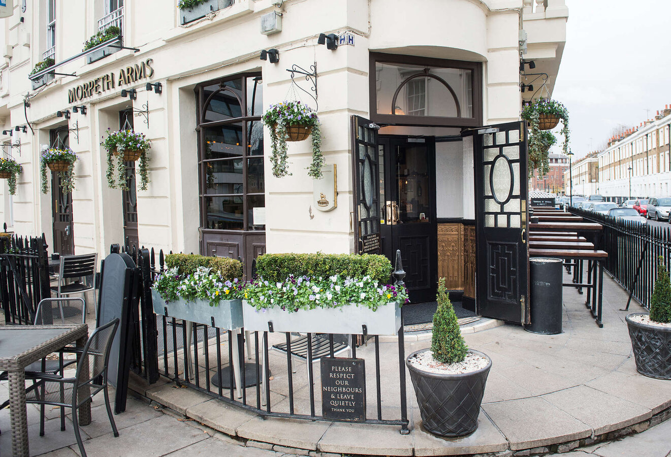 Morpeth Arms Traditional Young's Pub in Westminster London